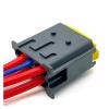 BUIEX 4 Pin TE Automobile Plug Wiring Harness Compound Size Holes Electronic Female Connector with Cable 1544147-1 view 2