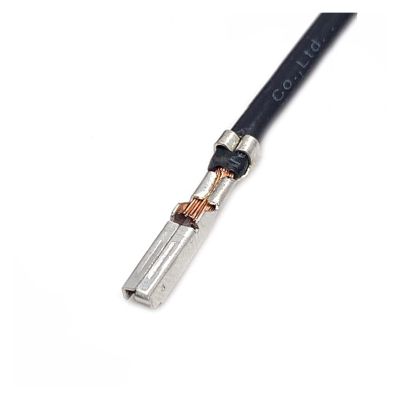 1.5MM Car Tyco Brass Crimp Terminal Splice Pins Compatible with Sealed Waterproof Electronic Connectors with Cable 183025-1 282109-1 (Color : Female, Size : 50 Pcs)
