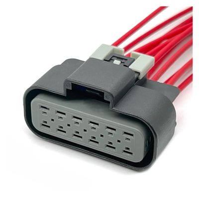 BUIEX 12 Pin Delphi 2.8mm Auto Electrical Waterproof Female Connector Plug Wiring Harness with Cable 15326910