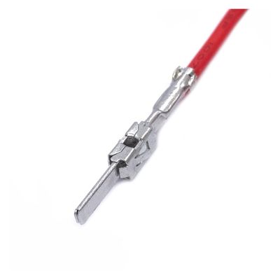 BUIEX 2.8/3.5 MM Bosch Car Crimping Terminal Compatible with Connector Female Male Terminals Cold Press with Cable 2-964300-1 964286-2 (Color : Male, Size : 50 Pcs)