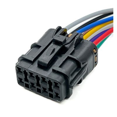 BUIEX 8 Pin Auto Oil Pump Electrical Waterproof Connector Plug Wire Harness with Cable MG640341 MG610339 7222-7484-40 7123-7484-40 (Color : 8Pin Female, Size : 1 Pc with 15cm 18AWG)