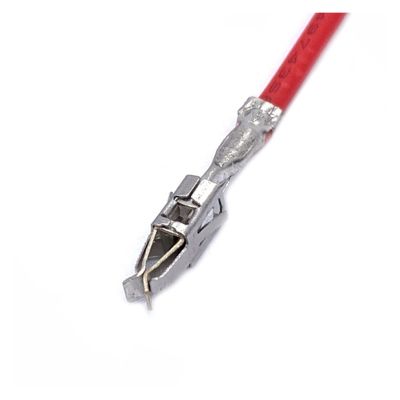 BUIEX 2.8/3.5 MM Bosch Car Crimping Terminal Compatible with Connector Female Male Terminals Cold Press with Cable 2-964300-1 964286-2 (Color : Female, Size : 10 Pcs)