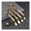 AthuAh Door knobs for cupboards, Matt Gold Handles for Furniture Aluminum Kitchen Cabinet Pulls Drawer Knobs Cupboard Handle Hardware Modern Hardware (Color : 8008-S) view 3