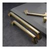 AthuAh Door knobs for cupboards, Matt Gold Handles for Furniture Aluminum Kitchen Cabinet Pulls Drawer Knobs Cupboard Handle Hardware Modern Hardware (Color : 8008-S) view 4