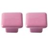AthuAh Door knobs for cupboards, 2 pcs Ceramic Knob Modern Cabinet Drawer Pulls Wardrobe Furniture Handles Door Pull Square Handle Wardrobe Knobs Bar Cabinet Handles Knobs (Color : Pink) view 1