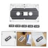 jojofuny 6 Pcs 30-Minute Blank Audio Cassette Tapes Recordable with Transparent Hard Case DIY Vintage Style for Greeting and Party Recording view 3