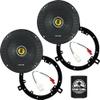 KICKER Speakers 6.5 inch for Dodge Durango 2014-2024 Upgrade Kit - Pair of CS Series with Adapters and Harness, Coaxial 6 1/2 Car Audio Rear Door Speaker CSC654, 46CSC654 view 1