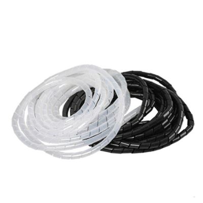 Winding TubeTube Cable Protector,Silicone Spiral Tube,White Silica Gel Winding Tube, Silicone Spiral Tube, Wrapper Tube, Soft Protective casing-5 * 7mm*1m (Color : 6 * 8mm*1m)