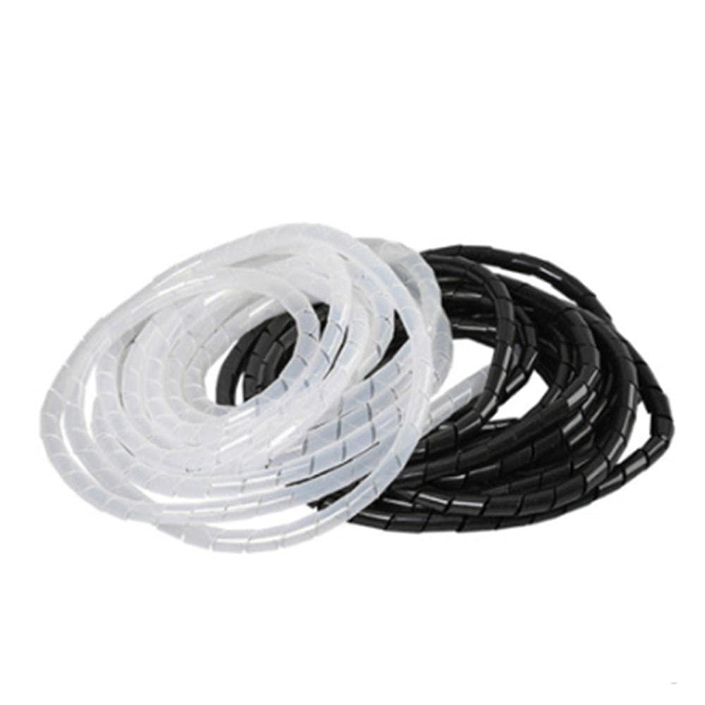 Winding TubeTube Cable Protector,Silicone Spiral Tube,White Silica Gel Winding Tube, Silicone Spiral Tube, Wrapper Tube, Soft Protective casing-5 * 7mm*1m (Color : 6 * 8mm*1m)