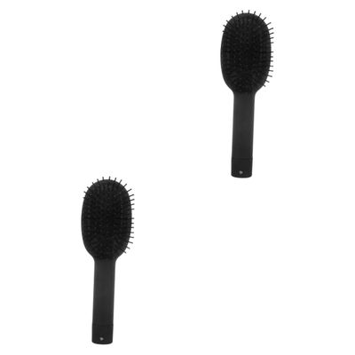 Ipetboom 2pcs Box Security Hair Brush Comb Safe Diversion Box Jewelry Storage Multi-purpose Comb Holder Plastic Storage Container Styling Tool Organizer
