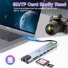 GizPro USB-C Dock, 8 in 1 with 4K HDMI, 100W PD, USB-C Port, USB 3.0, RJ45 Ethernet, SD/TF Card Reader, Docking Station Compatible with MacBook Pro/Air, Laptops and Other Type C Devices view 2