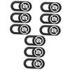 Hemoton 9pcs Ultra-Thin Webcam Cover Slide for Desktop and Privacy Easy Peel Adhesive Prevents Peeping and Privacy Leakage for and Tablets view 1