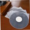 HEALEEP 100pcs Static Vinyl Record Storage Sleeves Pe Protective Bags for Albums Safe from Water Damage Scratches Design for Decorative Covers view 2