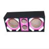 212 Main Empty Chuchera Speaker Enclosure for Two 8 in. Woofers Plus Two Tweeters Pink view 1