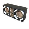212 Main Empty Chuchera Speaker Enclosure for Two 6 in. Woofers Plus Two Tweeters Carbon Black view 1