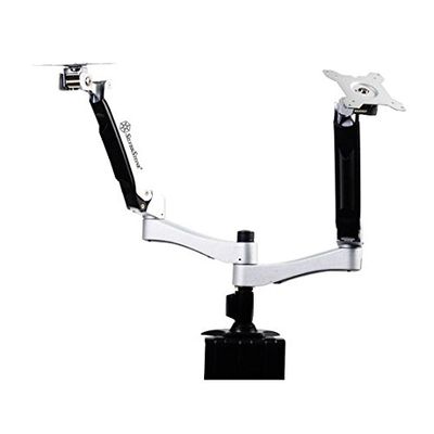 212 Main ARM Duo Dual LCD Interactive Monitor Mount - Silver