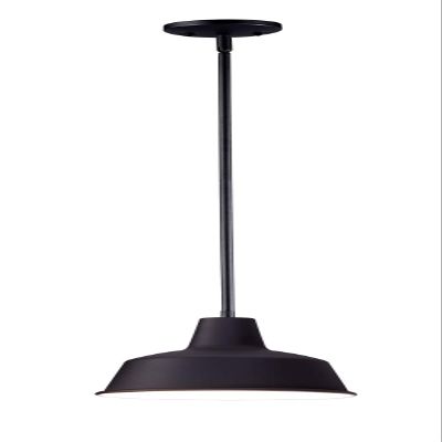 212 Main 5.75 in. Pier M 1-Light Outdoor Pendant Black