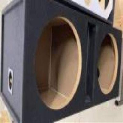 212 Main 12 inch Two Woofers Empty Bass Speaker Enclosure with Center Tuned Port