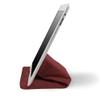 BoxWave Case Compatible with TCL Tab 10 Gen2 - Velvet Pouch Stand, Velour Slip Sleeve Built-in Foldable Kickstand - Burgundy view 3
