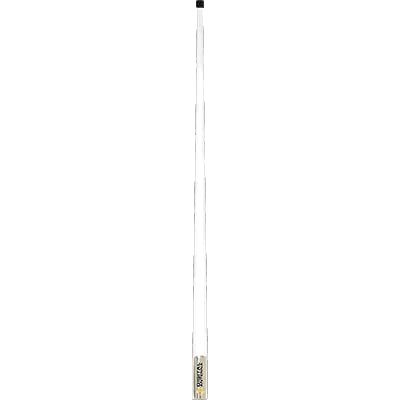 DA-598-SW-S 8 ft. 4.5dB AIS Marine Antenna with 25 ft. Cable White