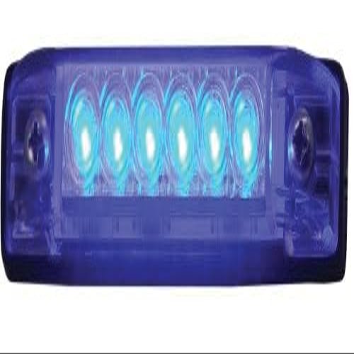 212 Main LED-51801-DP 4 in. LED Slim Line Utility Strip Lights Blue