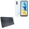 BoxWave Keyboard Compatible with Cubot Note 40 - SlimKeys Bluetooth Keyboard, Portable Thin with Chiclet-Style Keys - Jet Black view 1