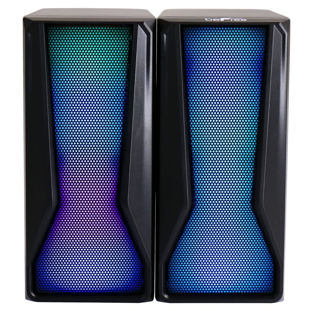 212 Main Color LED Dual Gaming Speakers