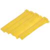 212 Main 0.50 x 8 inch Yellow Hook and Loop Cable Strap with Eye - Pack of 25 view 1