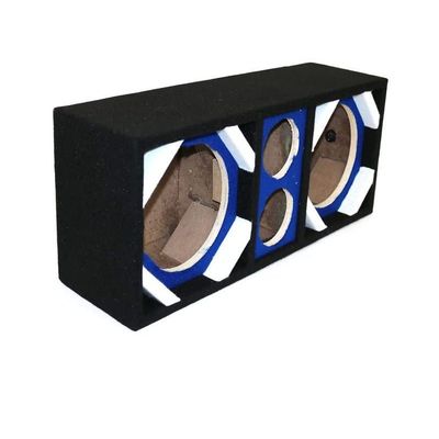 212 Main Empty Chuchera Speaker Enclosure for Two 8 in. Woofers Plus Two Tweeters Blue
