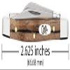 Case Cutlery CA25144: Stockman Zebra Wood view 2