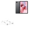 BoxWave Stand and Mount Compatible with Blackview Oscal Pad 18 - Pocket Aluminum Stand 3-in-1, Portable Multi Angle Viewing Riser - Metallic Silver view 1