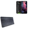BoxWave Keyboard Compatible with Oukitel WP23Pro - SlimKeys Bluetooth Keyboard, Portable Thin with Chiclet-Style Keys - Jet Black view 1