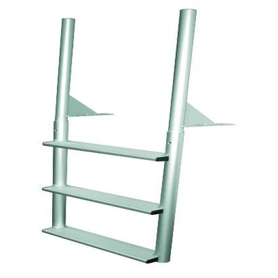212 Main 3-Wide Step Dock Ladder Anodized Aluminum