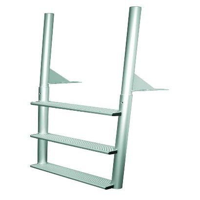 212 Main 3-Wide Step Dock Ladder Anodized Aluminum