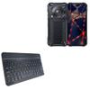 BoxWave Keyboard Compatible with Oukitel WP33 Pro - SlimKeys Bluetooth Keyboard, Portable Thin with Chiclet-Style Keys - Jet Black view 1