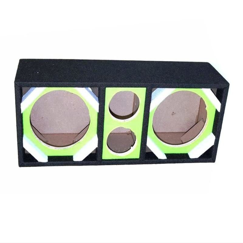 212 Main Empty Chuchera Speaker Enclosure for Two 8 in. Woofers Plus Two Tweeters Green