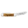 Case John Wayne Embellished Smooth Antique Bone Canoe Knife view 4