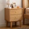ASWAD Modern Bedside Tables Indoor Bedside Table Double Drawer Locker File Cabinet Living Room Coffee Table Side Table Suitable for Bedroom Office Bedroom Night Stand view 2