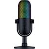 Razer Seiren V3 Chroma RGB USB Microphone: Stream & Game Reactive Lighting - Tap-to-Mute Sensor - Condenser Mic - Digital Gain Limiter & Shock Absorber - PC, Discord, OBS Studio, XSplit - Black view 1