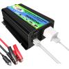 300W Power Inverter DC 12V to 110V/220V AC Car Charger Converter with 4.8A Dual USB Ports, 1 AC Outlets Car Adapter (Color : 110V) view 1