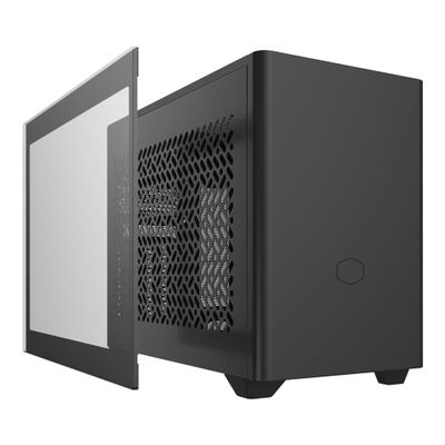 Cooler Master NR200P V2 Mini-ITX PC Case Ready, SFX Fit PSU Ready to Install, 280mm AIO Support, 357mm Vertical GPU Mount, Designed Ready Nvidia RTX 5090 | AMD RX 9070 XT, Tempered Glass, DIY