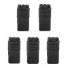 5Pack XPR3300 Repair Housing Case Front Cover Compatible with XPR3300 Handheld Radio, Black view 1