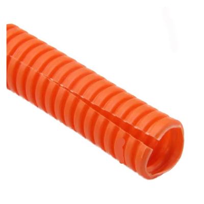 3Meters 7mm-28mm PP/PE Insulated Corrugated Pipe Line Pipe Hose Threaded Hose Plastic Bellows Protective Sleeve (Color : Orange Open, Size : OD 10mm)