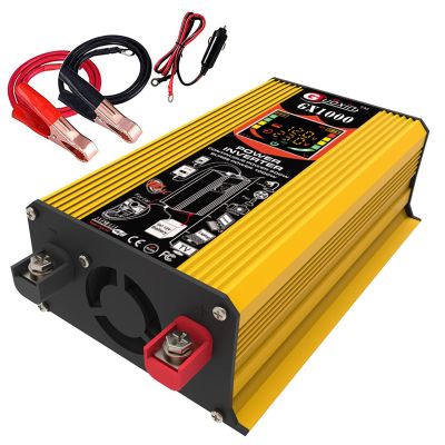 500W Power Inverter DC 12V to 110V/220V AC Car Charger Converter with 4.8A Dual USB Ports & AC Outlets Car Adapter (Color : 220V)