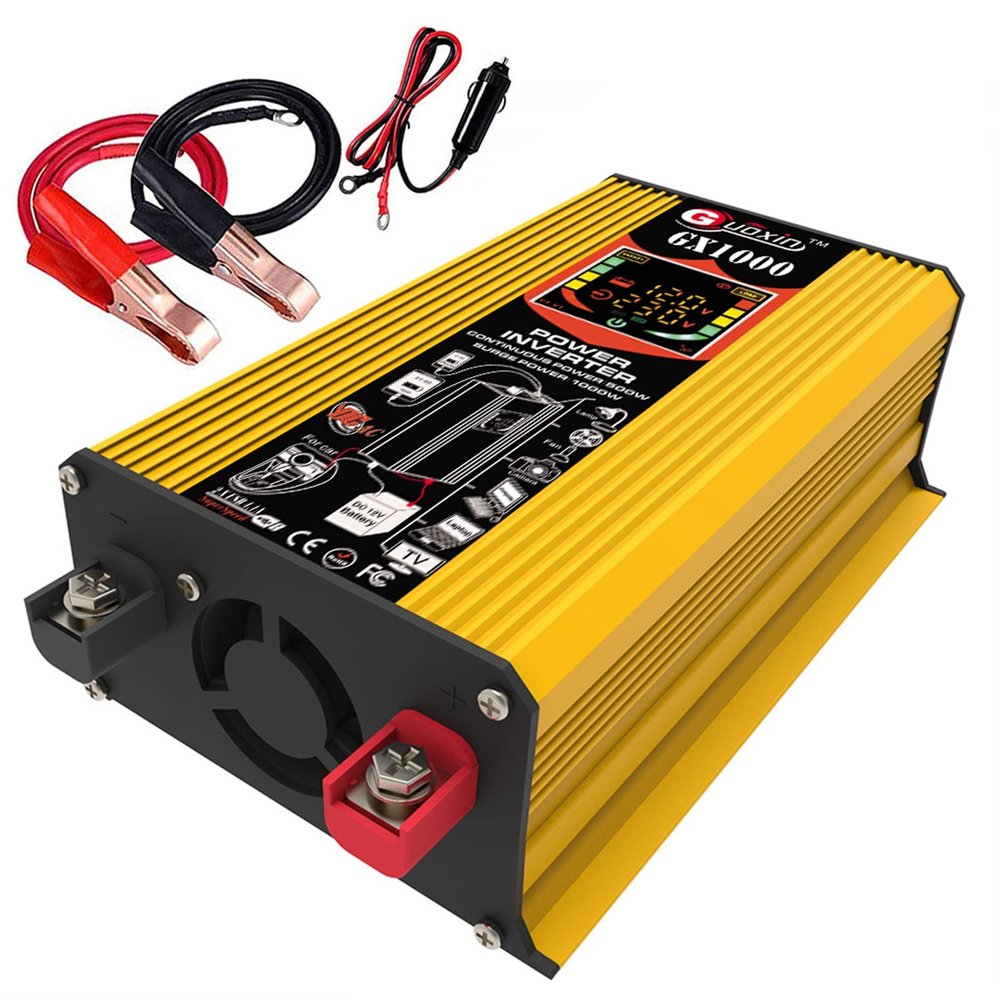 500W Power Inverter DC 12V to 110V/220V AC Car Charger Converter with 4.8A Dual USB Ports & AC Outlets Car Adapter (Color : 220V)
