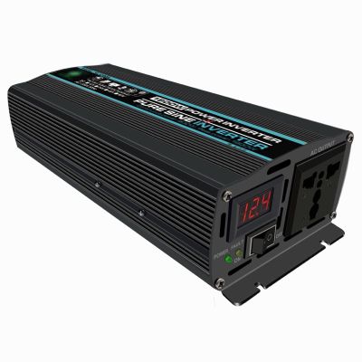 800 Watt Inverter Power Inverter Truck RV Solar Inverter 12V/24V dc to110V/220V ac Inverter, with LCD Display, for Truck RV (Color : 12V, Size : 110V)