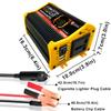 500W Power Inverters for Vehicles DC 12V to 110V/220V AC Converter with 2 USB Ports & 1 AC Outlet, Car Charger Adpater for Road Trip & Camping (Color : 110V) view 2