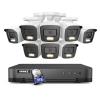 ANNKE 16 Channel Security Camera System, 5-in-1 Hybrid 1080P Lite DVR and 8X 2MP Indoor/Outdoor IP66 Weatherproof Cams with Color Night Vision, Remote Access, H.265+ Video Compression, 2TB Hard Drive view 1
