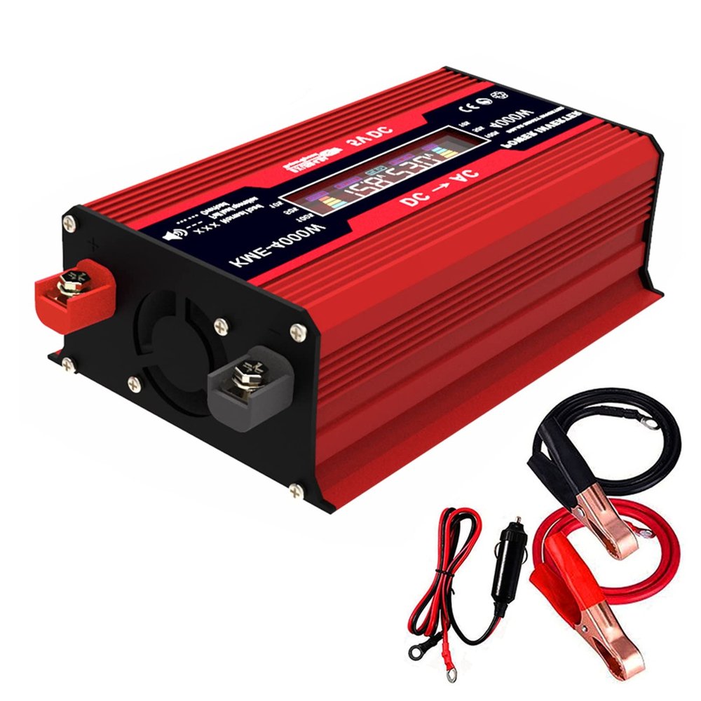 300W Power Inverter 12v to 110v/220v, Dc to Ac Converter with 4.2A Dual USB Charging Ports and 1 AC Outlets, car Outlet Adapter (Color : 220V)