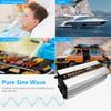 2000W Pure Sine Wave Power Inverter DC 12V/24V to 110V AC Car Plug Inverter Adapter Power Converter, with 2 AC Outlets (Color : 24V) view 2